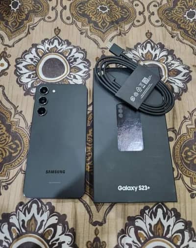 Samsung Galaxy s23plus with box My WhatsApp 03027144448