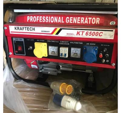 Kraftech KT6500C, 6.5 hp, Professional Generator, Germany, 2.5-2.8 kv