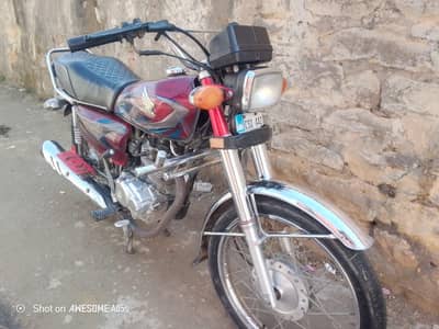 Honda CG 125 2022 model Islamabad num
