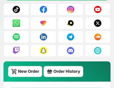 social media services available.