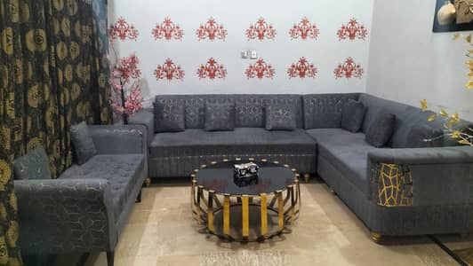 L Shaped Sofa with Sethi