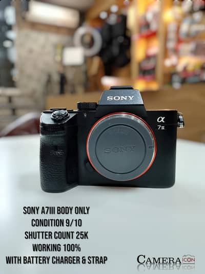 Sony a7iii body only