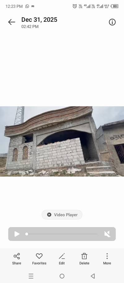 Gray structure for sale