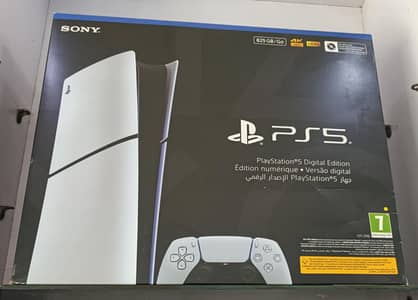 PS5 Slim Digital Edition | 825GB | International Version | 7 Days Used