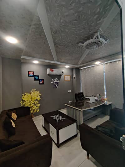 5 Marla Fully Furnished Ground Floor Office Available For Rent In Rafi Block Sector E Bahria Town Lahore