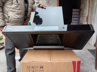 T-shape kitchen hood electric blower