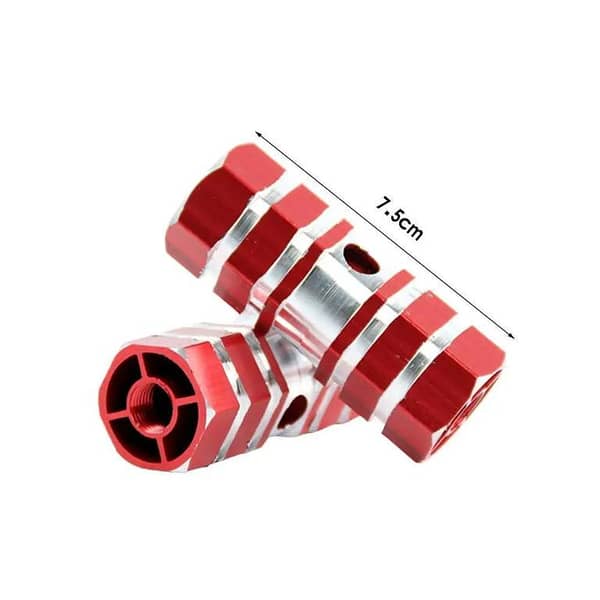 Aluminum Alloy Bike Peg Footrest Rear Seat Pedal 1cm Axle Quick Release Easy Install 60kg Mountain Bikes Trick