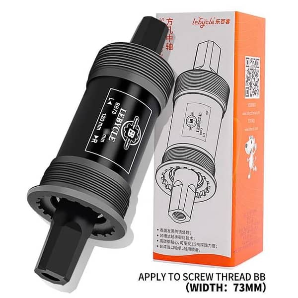 Integrated Bottom Bracket for 68mm Four-Hole Crank Axles — Square Taper Spindle, Durable Steel BB Part