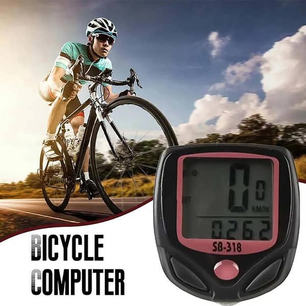 DOMEN Bicycle Speedometer Bike Computer BN518 Multifunction Waterproof Stopwatch Cycling MTB Odometer Cycling Accessories cycle Speedometer Digital speedometer Odometer bicycle meter bicycle computer SB 318 Bicycle speed calculator