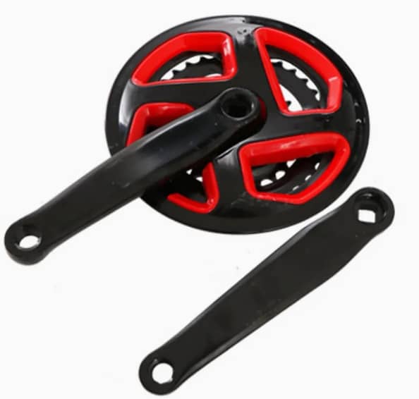 Comfort Mountain Bike Crankset, Square-Taper, Simple Removal, for Mountain Biking and Commuting, D5QD