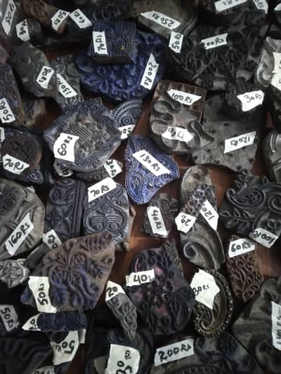 wooden blocks for fabric painting