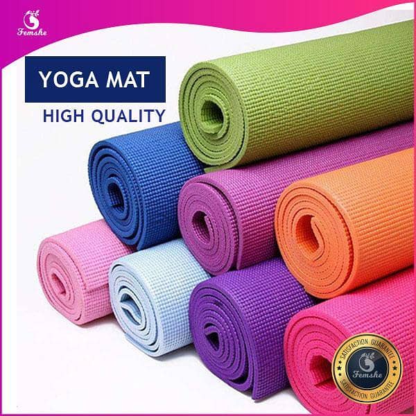 Yoga Mat 4MM Thick, Size 61x183 cm