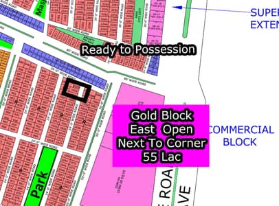 R - 1028 (East Open + Gold Block) North Town Residency Phase - 01 (Surjani)