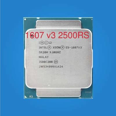 I have 2 Xeon processors,1607 v3,2630 v4