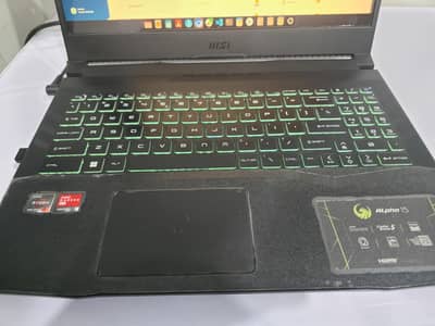MSI Alpha 15 gaming laptop
