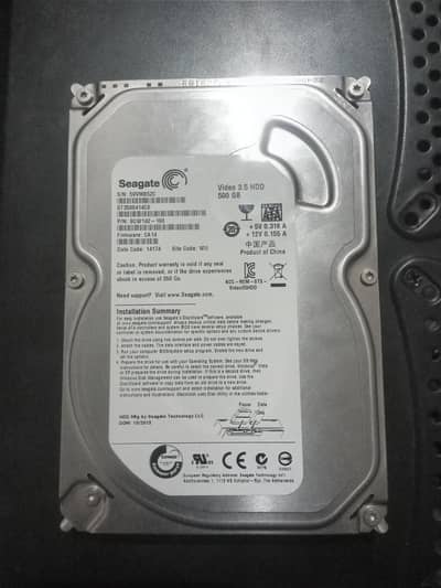 500gb Hardisk 100% health