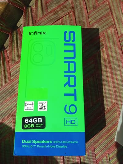 sell and exchange infinx Smart 9 hd box charger available