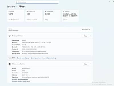 workstation Intel Xeon Hp Z420 Best For editing and gamming