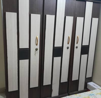 wardrobe and bed available