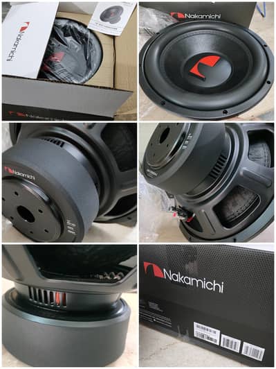 Nakamichi Original 12 Inch Dual Coil Brand New Subwoofer for car.