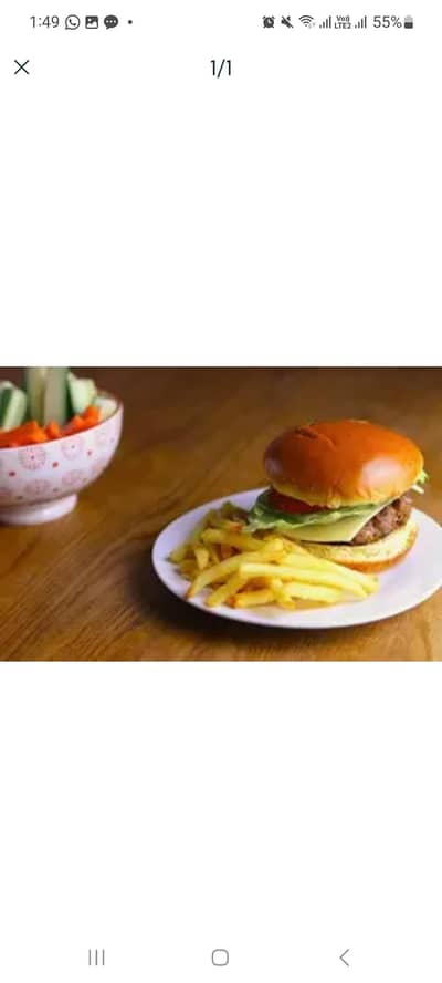 larka jo burger, sandwish, showarma fast food kam kar skta ho