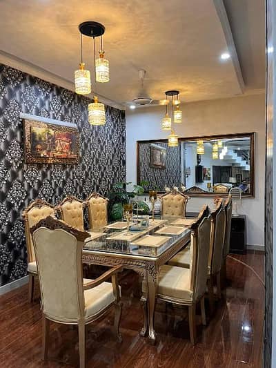 Dining Set 8 Chairs Deco