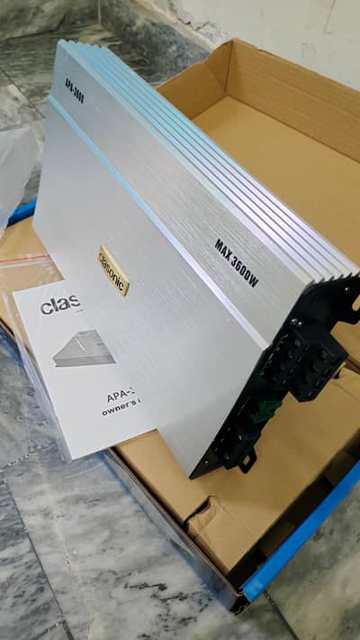 Clasonic 4 Channel Korean Car Amplifier Box Packed.