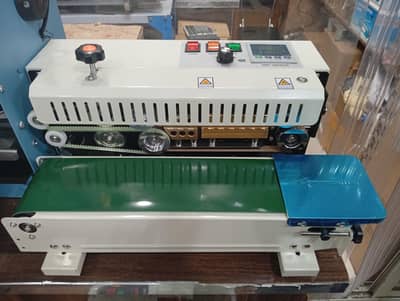 Continuous Band Sealer Machine | Plastic bag, pouch sealing packing