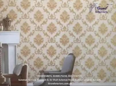 Wallpapers wall morals wall panels wpvc panels by Grand interiors