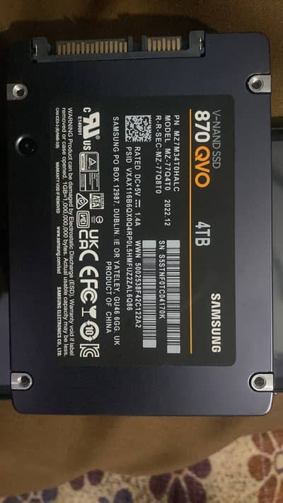 4TB ssd samsung for low price