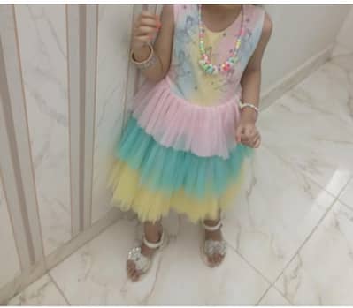 Baby Girl multi Colour fancy frock