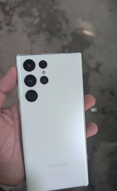 SAMSUNG GALAXY S22 ULTRA  (PHANTOM WHITE) 12/256