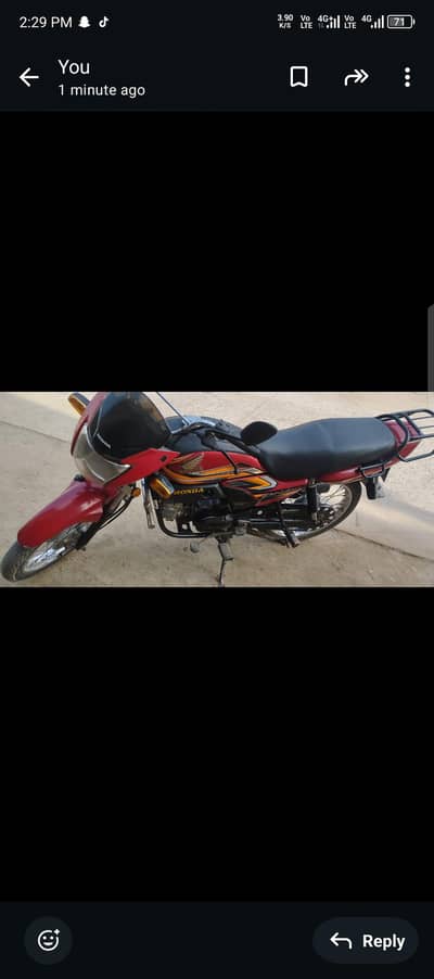 Honda prider 2022 model good condition