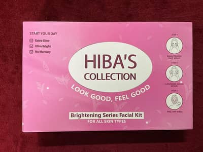 Hiba's Collection Brightening Facial kit DIY in phase 8