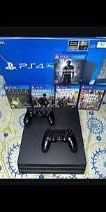game PS4 pro 1 TB playstation Sony complete box