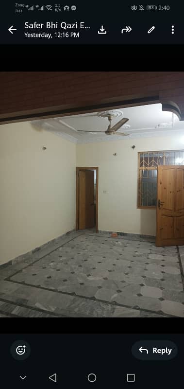 Bachelor's Portion For Rent Near Cheesious phase5 Ghauri Ghouri Town Islamabad