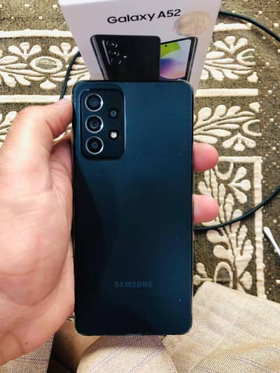 Samsung Galaxy A52 PTA Approved 8GB/128GB – Complete Box