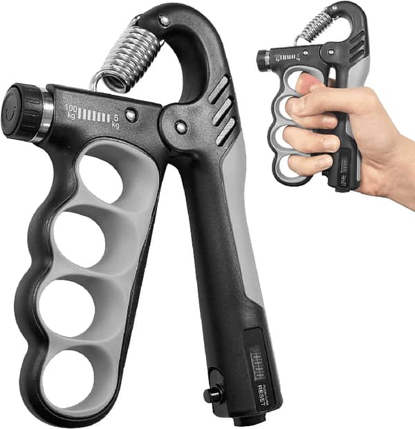 Adjustable Handgripper 100kg with Counter – Heavy-Duty Grip Strengthener for Strength Training