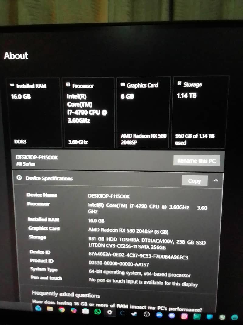 Gaming PC and Setup 16