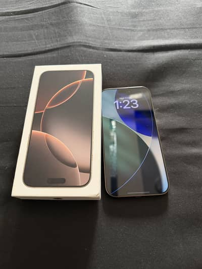 Iphone 16 Pro Max 256GB Desert Titanium - 9/10 - Non PTA - Box