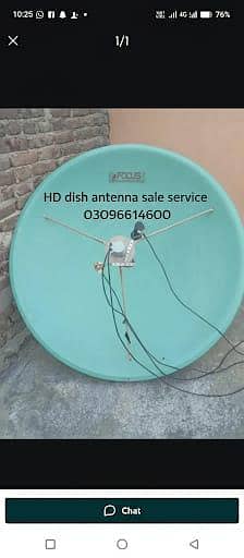 HD dish antenna sell service installation tv 03096614600