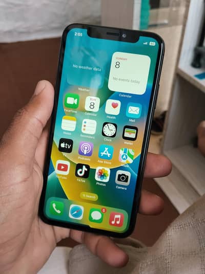 I phone x 256gb pta approved exchnage posibal