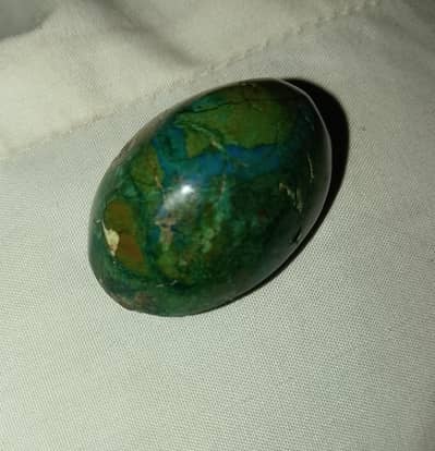 .  Rare Natural Hussaini Shajri Feroza – 70 Carat – Oval Cabochon 
