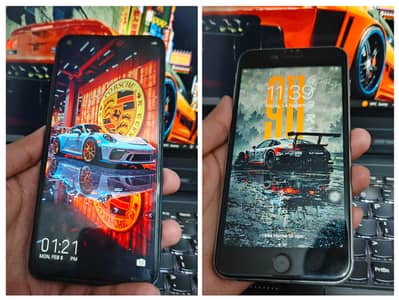 Tecno Camon 12 Air + iphone 6S-plus