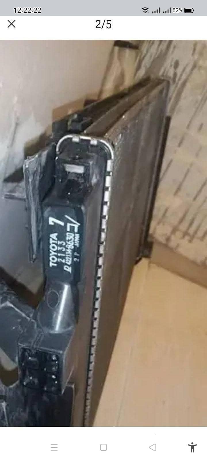 استعمال شدہ   اے سی کنڈینسر.  اور  ریڈی ایٹر. ٹویوٹا ایکوا 0