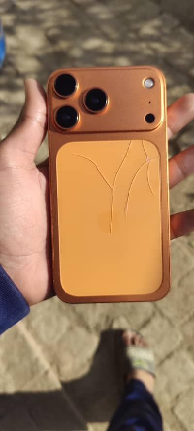 Iphone XR Converted to 17 pro back glass Break Ha Baki All Ok Ha