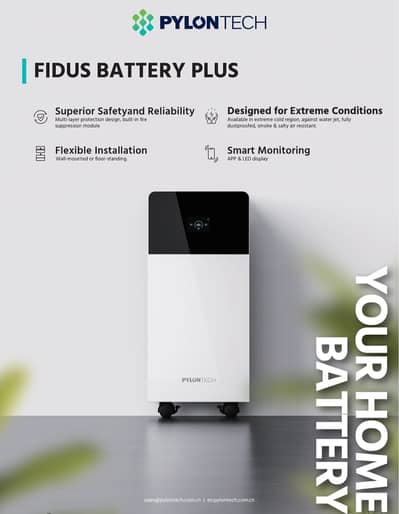 Pylontech Fidus Plus 16kWh is a high-performance lithium battery