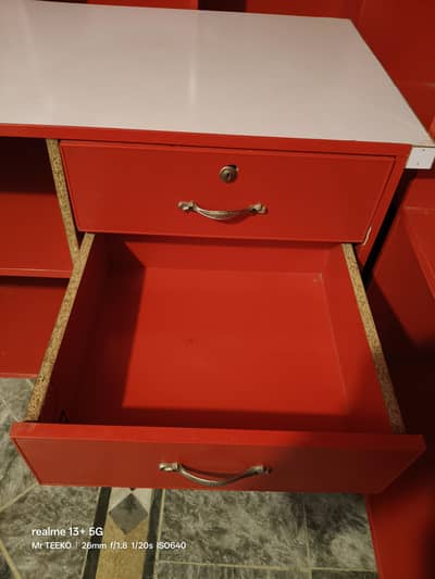 wooden racks/ لکڑی کی الماریاں