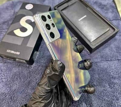 Samsung S21 Ultra 5g With Box Official PTA Approved 10/10 Condition