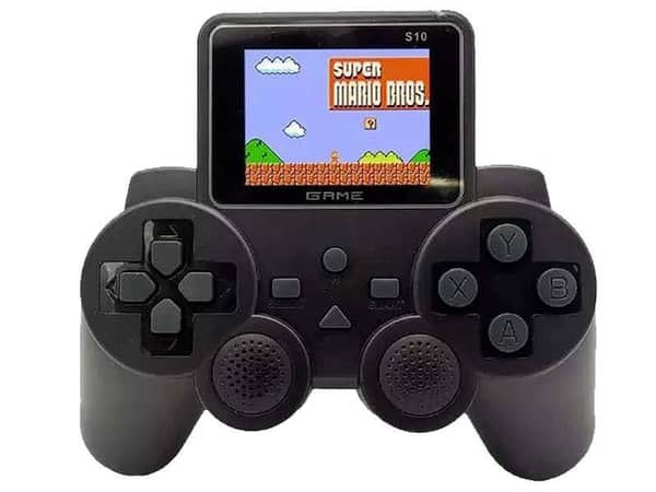 S10 mini console, retro game console, wireless controller, 520 games Game Box Plus Rechargeable Battery Portable Game Console Support TV Connection Toy for Kids Mini Handheld PAD Game